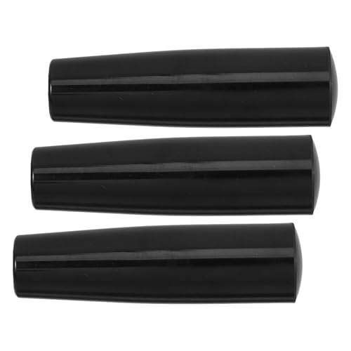 Veemoon Manovella Girarrosto in Bachelite Nera M12x100 Mm, Maniglia Rotante Isolante per Barbecue, Set 3 Pezzi Maniglie di Ricambio per Forchetta Spiedo, Utensili Barbecue per Grigliate