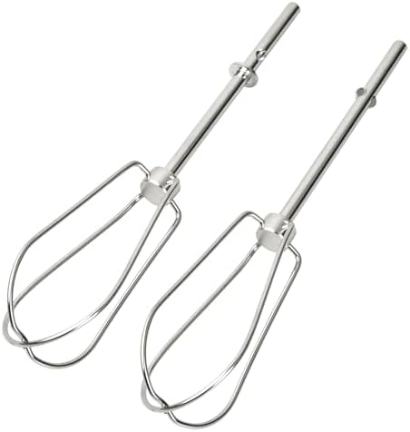 2 Stück Edelstahl Schneebesen - Profi-Rührstäbe Für Handmixer