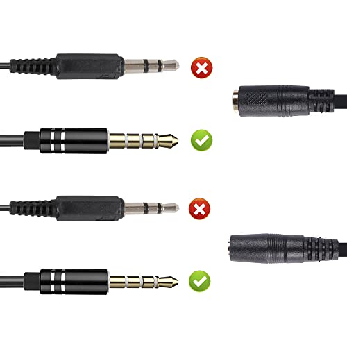 GINTOOYUN 4-level 3.5mm Female to 2.5mm Female + 3.5mm Female Audio Cable for Headphones Mobile Phones, Speakers, Laptops - Image 3