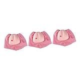 NOLITOY Short Shorts 3pcs Gifts Butt Exposed Buttocks Briefs Unisex Funny Shorts Panties Men and Women Fake Ass