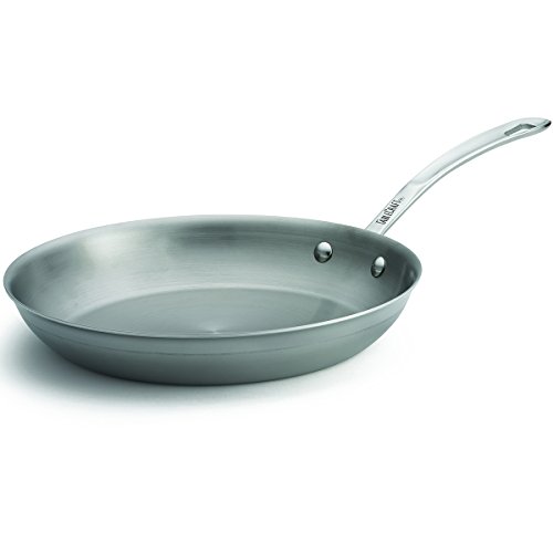 TableCraft Products CW7018 Tri-Ply 10" Diameter Fry Pan with Handle, 3.625" Height, 10.75" Width, 18" Length TableCraft Products CW7018 Tri-Ply 10" Diameter Fry Pan with Handle, 3.625" Height, 10.75" Width, 18" Length