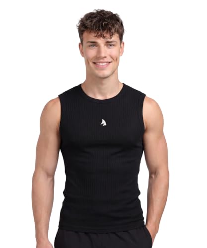 Image of ZENSHARK Sleeveless T Shirt for Men | 100% Organic Cotton Gym Vest 220 GSM | Tank Top Sando Innerwear | Soft, Skin Friendly, Breathable