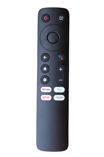 Image of Compatible with Oneplus Q Series U Series Y1S Y1S Edge 1-Plus Smart Andorid Led Tv Bluetooth Voice Command Remote Control | Pairing Must (OnePlus V-2 Voice)