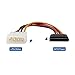Cable Matters 3-Pack 4 Pin Molex to SATA Power Cable (SATA to Molex) - 6 Inches