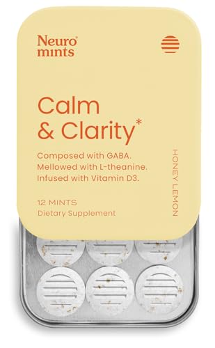 Neuro, Calm And Clarity Honey Lemon Mints, 12 Count