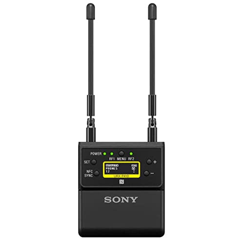 Sony URX-P41D Receptor Inalámbrico de Dos Canales para Montaje en Cámara, 25UC: 536.1 a 607.8MHz miniatura 4