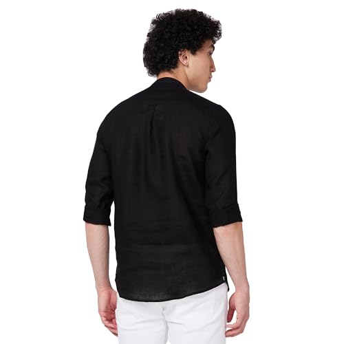 Image of Spykar Men's Regular Fit N /A Full Sleeve Solid Casual Shirts