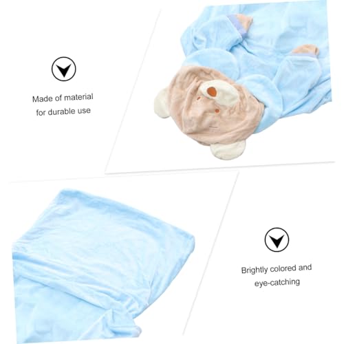 Funda sofá infantil azul elástica material resistente para bebés 4
