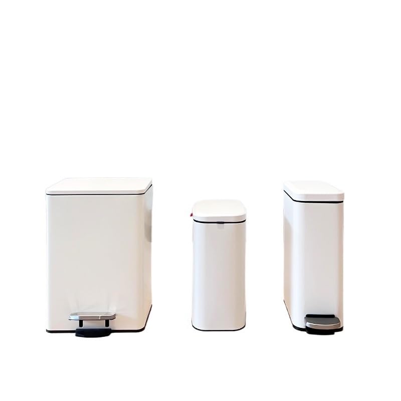 Miniatura 2 de Contenedor de basura Cubo De Basura De Gran Capacidad para Cocina, Cubo De Basura De Lujo Con Luz Blanca, Estilo Pedal, para El Hogar, Sala De