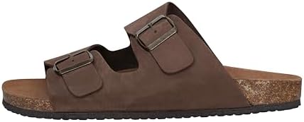 FITORY Sandalen voor heren, steunslippers met verstelbare