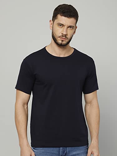 Image of T-Shirt for Men - 100% Cotton Casual T-Shirt | Half Sleeve, Round Neck 4 Way Stretch Fabric | Slim Fit T-Shirt