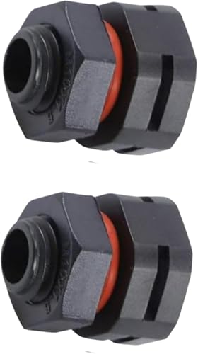 2 piezas de ventilación de tornillo de ventilación IP68 a prueba de polvo impermeable - Válvula reductora de presión M12 x 1.5, tapón de ventilación para control de humedad y presión, tornillo de