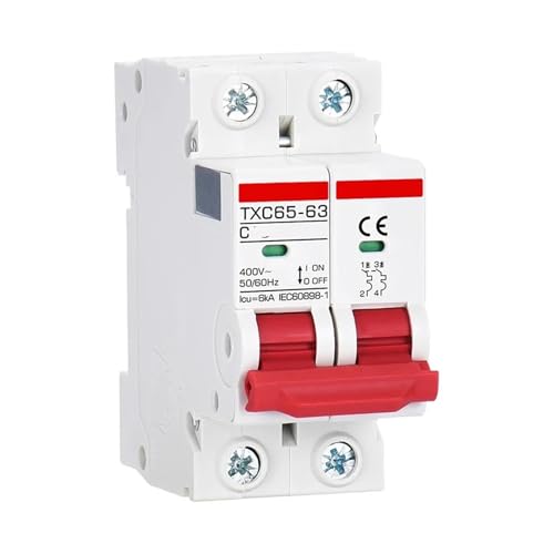 Disyuntor magnetotérmico AC 2P 400V 40A para protección de sobrecargas y cortocircuitos