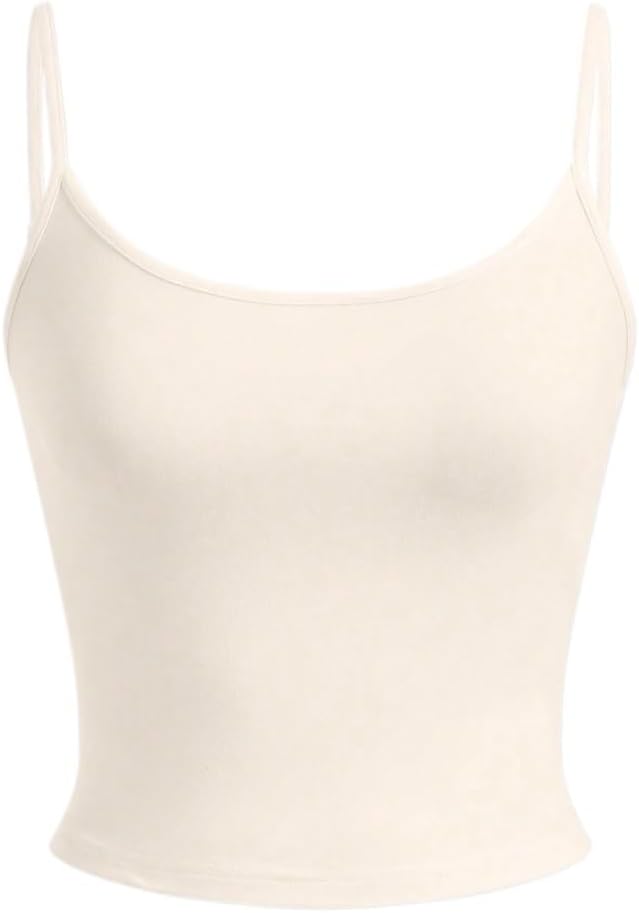 Womens 4pcs Set Casual Crop Tank Top Fit For Summer Back Fashion Clothes