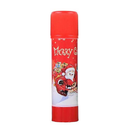 JOKOTI Kids Glues Sticks White Gluesticks Scrapbooking Glues Christmas Solid Gluesticks for Scrapbooking Class Art Project, red