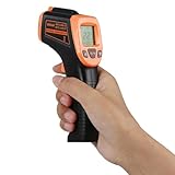 SpeedyFPV Industrial Infrared Thermometer, Digital LCD Display, -58-752°F Range, 12:1 Spot Ratio, Laser Pointer