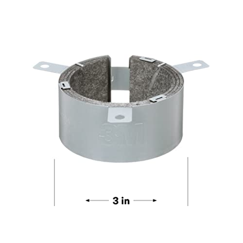 Image of 3M Fire Barrier Ultra Plastic Pipe Device Ultra-PPD3, 3 in Metal Collar Assembly, Heat-Expanding 3M Fire Barrier Ultra GS Material