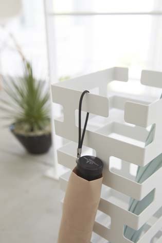 Hang Or Stand Modern Umbrella Rack In White Finish #TOP3