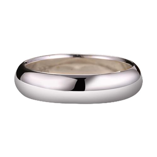 Bague argent couple brillant KnSam homme femme simple