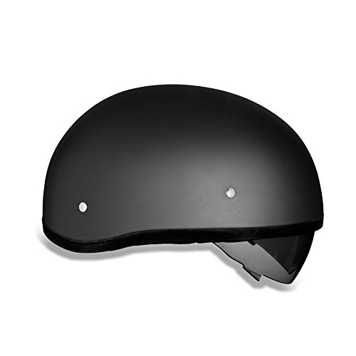 Daytona Helmets Half Skull Cap Motorcycle Helmet with Built-in Inner Shield, DOT Approved, Lightweight, Comfortable, and Durable Protection for Riders, Sleek Design, Fits and Styles by Daytona Helmets - Image 4