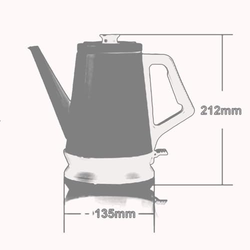 Hervidor eléctrico 1.2L con control de temperatura digital miniatura 3
