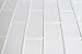 Sample Color Swatch of Snow White 3x6 Glass Subway Tile for Kitchen Backsplash/Tub Surround from Rocky Point Tile
