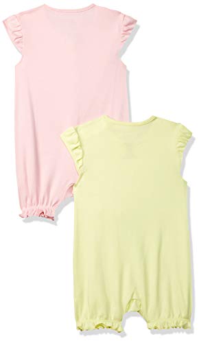 Image of miniklub Infant Girls Pack of 2 Printed Pure Cotton Rompers