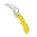 Spyderco Ladybug 3 Salt Couteau fermant Mixte Adulte, Jaune