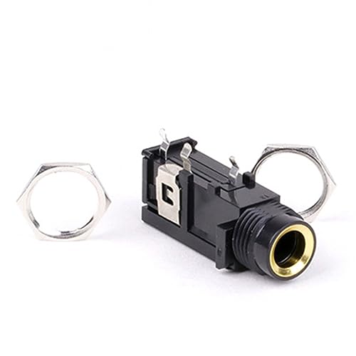 Prise Microphone châssis mono 1/4 pouces avec montage sur panneau PCB durable