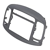 Yctze Panneau de Carénage de Radio Stéréo de Voiture 2din, Cadre DVD de Remplacement pour Accent, Accent 2009, 2010, 2012, 2din, Carénage d'autoradio, Cadre DVD, Remplacement ABS, Panoramique