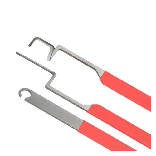 Lock 3-Piece Non-Slip Stainless Steel Door & Casement Window Unlocking Tool Set, Emergency Unlock Tool for Household Doors & Windows