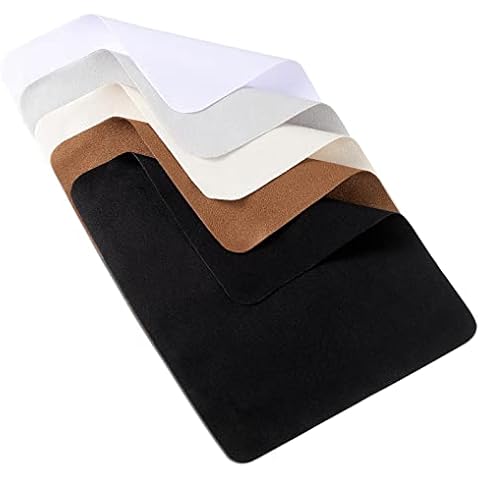Nezyo 5 Pcs Microfibers Cleaning Cloths Large Colorful Cloths Screen Cleaner Washable Screen Wipes for Cleaning Glasses Camera Lens Cell Phones LCD Screens Spectacles Silverware, 6 x 7 Inch Cover