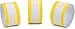 L LIKED Pack of 500 Currency Band Self Sealing Currency Straps Bands Money Bill Wrappers (Yellow $1000-500 PCS)