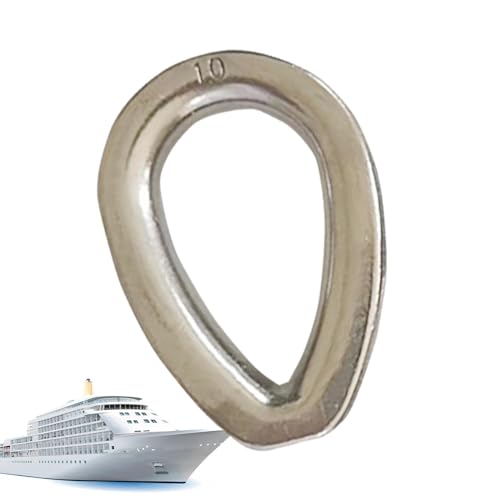 Ditale per fune di ancoraggio per barche, morsetto per fune, hardware per costruzioni marittime, Varie specifiche Manicotto ad anello a crimpare in acciaio inossidabile - Hardware marino pe