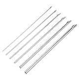 OSALADI 6stücke Teiliges Edelstahl Keramischer Locher Für Töpferarbeiten Kreisförmiger Tonstanzer Für Teekannen DIY Präzises Lochwerkzeug Für Keramikgestaltung Ergonomisch Langlebig