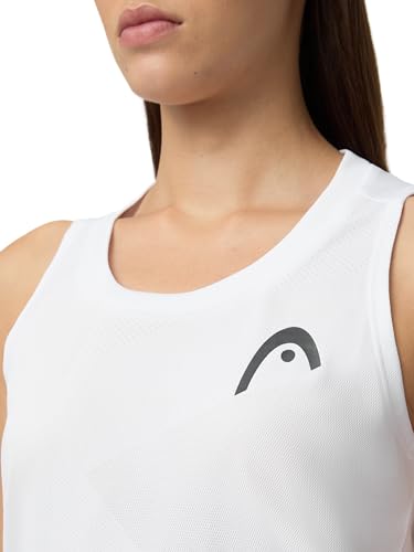 HEAD Camiseta Pro Mujer transpirable de manga corta para tenis y running 4