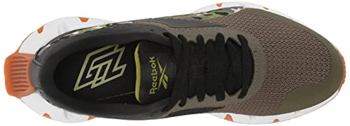 Reebok Boy's Zig Dynamica 2.0 Cross Trainer, Army Green/Black, 3.5 Big Kid #TOP4