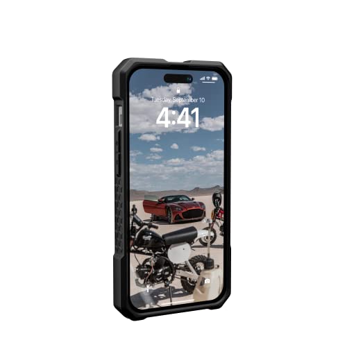 URBAN ARMOR GEAR UAG Designed for iPhone 14 Pro Case Blue Mallard 6.1" Monarch Pro Built-in Magnet Compatible with MagSafe Charging Rugged Shockproof Dropproof Premium Protective Cover - Image 4