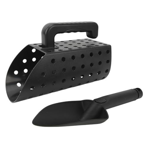 Versatile Sand Scoop Shovel Set for mini and Adults, Metal Detecting Accessory, Digging Tool for Beach Shelling and Treasure, Ergonomic Handle, Compact, ABS Plastic