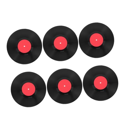 Décorations murales disques vinyles vintage rétro créatifs faciles à nettoyer