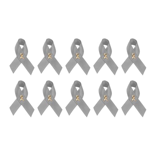 Image of 1 /2 /5 /10 /25 /50 /100pcs Satin Awareness Ribbon Pins (Pick your color), for Cancer & Disease Awareness, Bulk Quantities for Fundraising, Events, Gift Giving