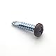 Selbstbohrende Schrauben, 4,2 x 19 mm, Rosteffekt, März D2525, Zylinderkopf, pH verzinkt, 100 Stück
