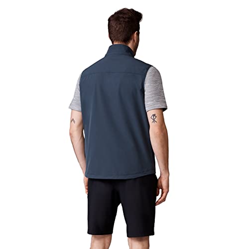 Free Country Men's Stretch Rip Stop Adventure Vest Storm Grey L #TOP2