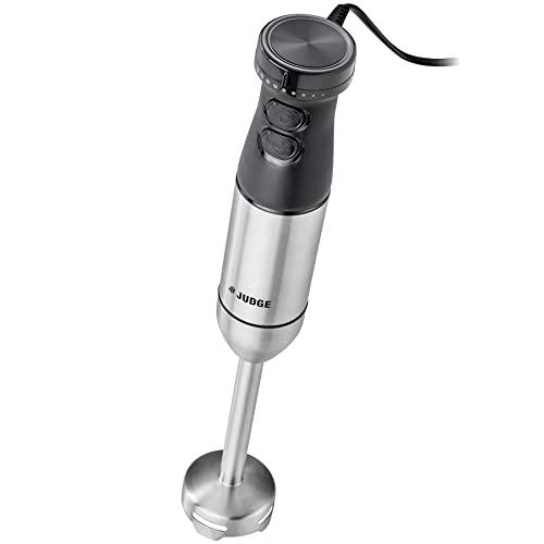 Judge Batidora de palo, batidora, 600 W, doble velocidad, ajuste turbo, eje de acero inoxidable