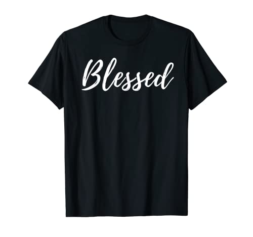 T-shirt bendita, cristã, Jesus t-shirt, Preto