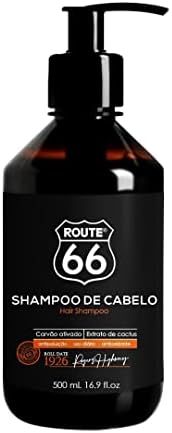 Shampoo Carvão Ativado Route 66 Viking 500mL
