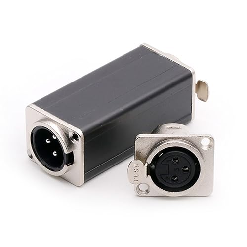 Conector XLR de 3 pines soluciona cortes de audio en panel de rack 10 uds 7