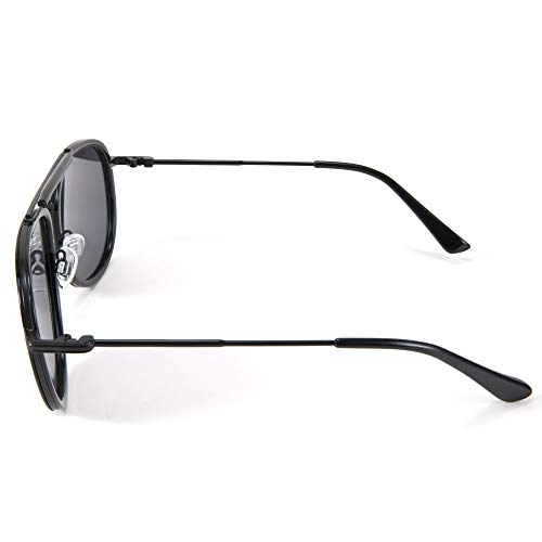 FEISEDY Classic Polarized Aviator Sunglasses Men Women Metal Frame B27003