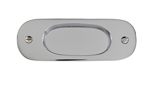 Renovators Supply Manufacturing Door Pull Chrome on Solid Brass 5 1/16" H