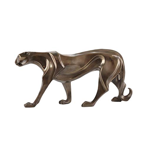 Zlbyb Hand Painted On The Prowl,Figurine For Indoor,Outdoor Use,Resin Garden Statue Decoration With Realistic Texture #TOP12